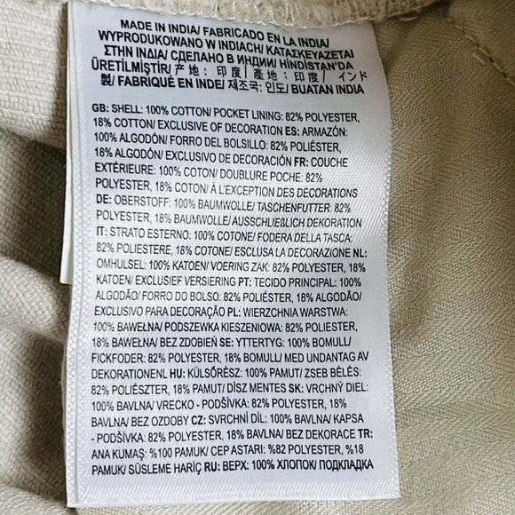 Vans Overalls Womens Medium Corduroy Floral Emroidered Ground Work Skate Party - Picture 9 of 12